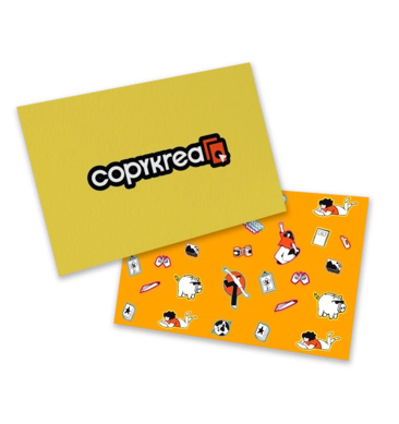 Laminierte Visitenkarten