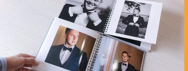 Fotoalbum mit Spiralbindung